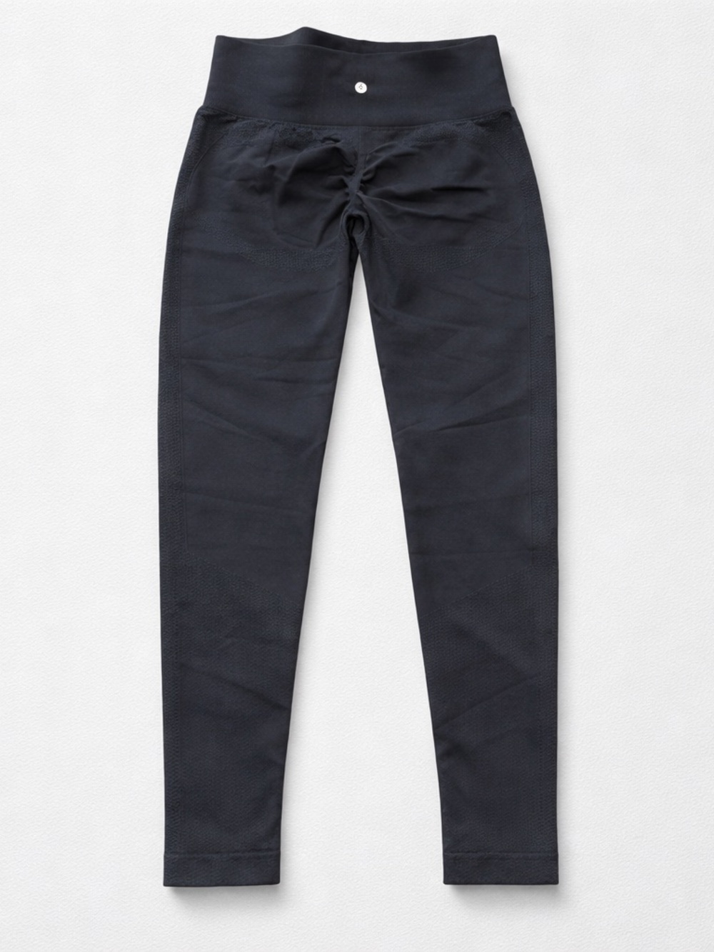 NWOT HALARA Navy High-Waist Seam Detail Leggings